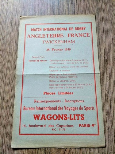 France v Scotland Rugby Union Programmes 1959 - 2015 - Picture 4 of 40