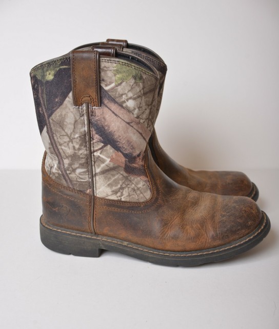 ariat camo cowboy boots