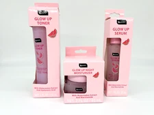 NEW B Pure Glow Up Toner, Serum, Moisturizer