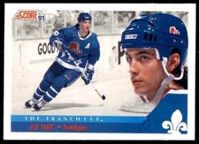 1991-92 SCORE CANADIAN Bilingual Hockey - JOE SAKIC, The Franchise - Card #366