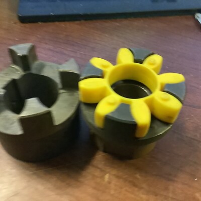 Reducing Coupling 1-3/4  to 1-3/8   W/-3/8  Keyway Rotex KTR GR 38 Spider 