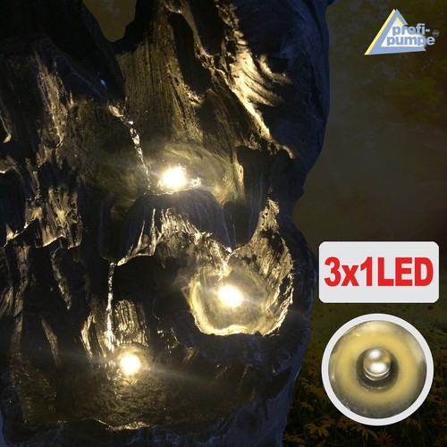 GARTENBRUNNEN ZEN BRUNNEN ZIMMERBRUNNEN SPRINGBRUNNEN KASKADENBRUNNEN 230V LED - Bild 15 von 19