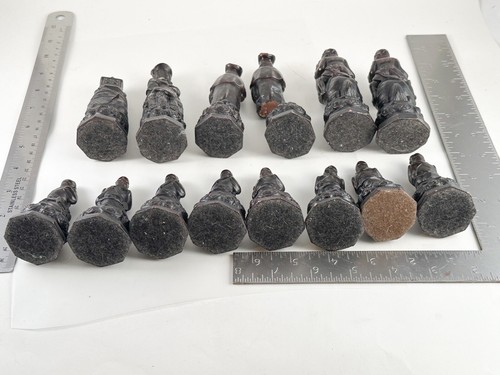 Vintage American Civil War Confederate Soldier And People Chess Pieces *Read* - 第 13/13 張圖片