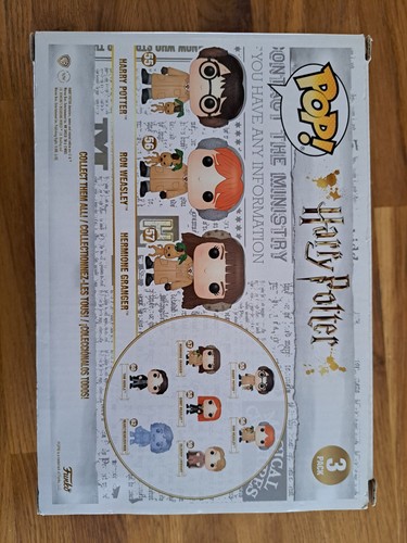FUNKO POP HARRY POTTER 3 PACK HARRY RON HERMIONE EXCLUSIVE - Bild 2 von 4