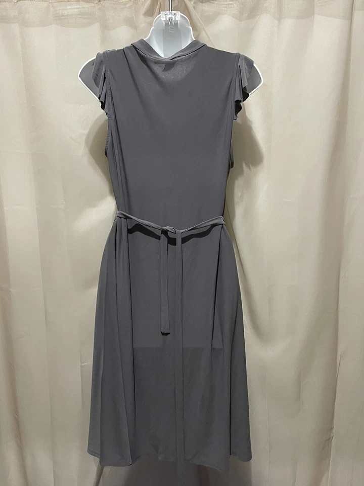 Платье-футляр женское Kenneth Cole New York без рукавов серое размер M - Изображение 4 из 4