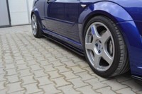 Maxton Design Seitenschweller Ansatz (Paar) Passend FüR Ford Focus Rs Mk1 Schwar