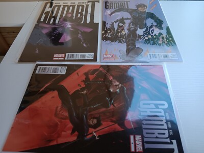 3 Gambit comics #1  #4 #6  Marvel Comics
