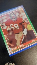 1990 49ers Bruce Collie Score Football Card