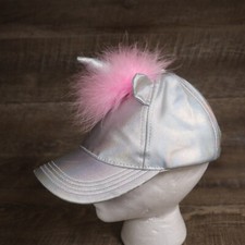 Unicorn Hat Cap Strap Back Girls Youth Pink Adjustable