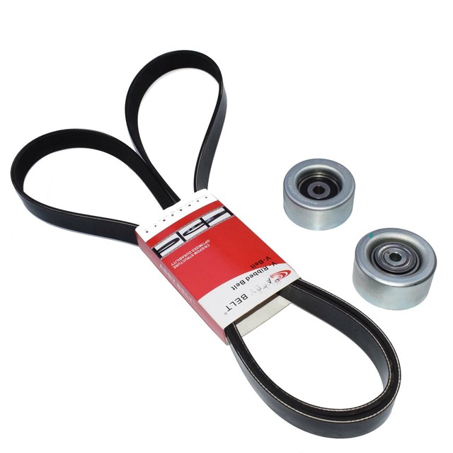 New Serpentine Drive Belt and Idler Pulley Kit 3pcs For Lexus IS250