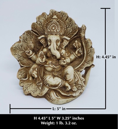 Schöne Lord Ganesha Indianer Elefant Gott Harz Statue Skulptur ~ aus Nepal - Bild 2 von 11