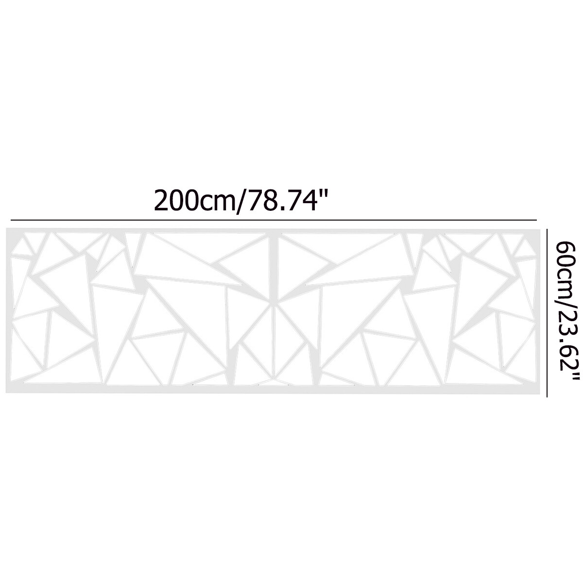 Für Glatte Oberflächen 612x Klebedreiecke 10 Mm Weiß – PVC-Folie, Glänzend, Selbstklebend, Wetterfest, Made In Germany