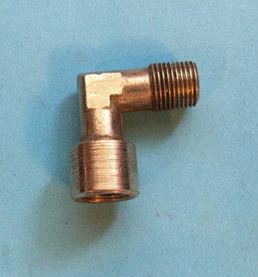 *USED* STAINLESS STEEL-1/8X1/8-FEMALE ELBOW FITTING-FREE SHIPPING*