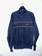 Vintage 80 s Adidas Trefoil Navy Blue Full Zip Track Jacket Sz L
