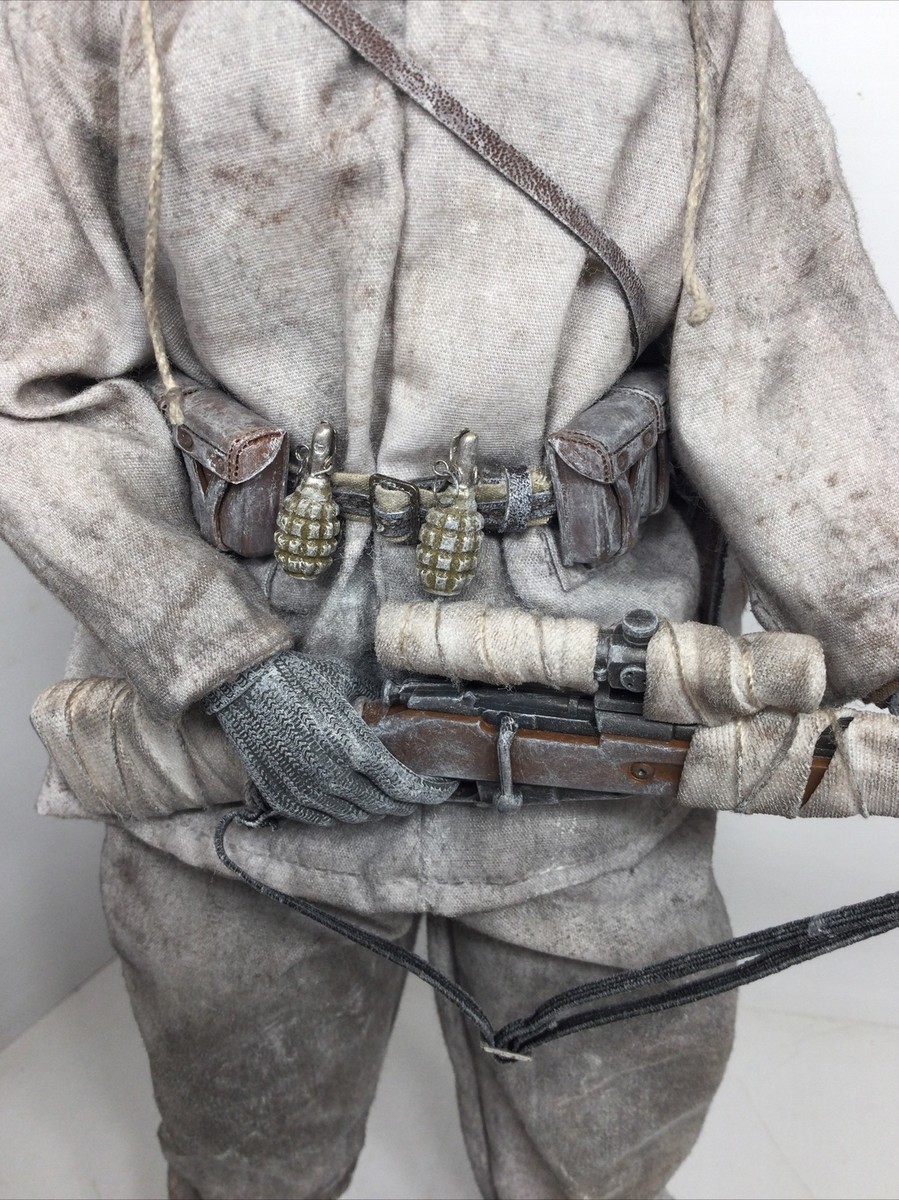 1/6 DRAGON CUSTOM BUILT WW2 RED ARMY SOVIET WINTER SNIPER RUSSIAN