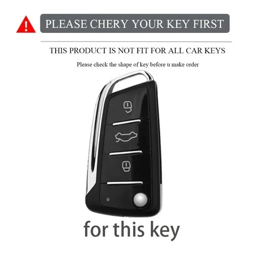 Car Key Cover Case For JAC S2 Refine S3 S4 S5 S7 R3 A5 3 Button Auto Accessories - Picture 3 of 5
