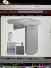 VEVOR Folding ABS Shower Seat 15.7'' x 16.7'' Wall Mounted Bench 440 lbs (F1)