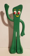 PRIMA TOY GUMBY ART CLOKEY VINYL RUBBER DOG TOY 9" TALL MULTIPET INTERNATIONAL