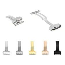 14-16-18-20-22-24MM SINGLE FOLD FOR DEPLOYMENT CLASP WATCH BUCKLE STAINLESS STEE