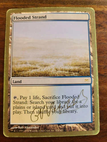 Flooded Strand PL World Championship 2004 MTG Magic the Gathering Land Eng Card