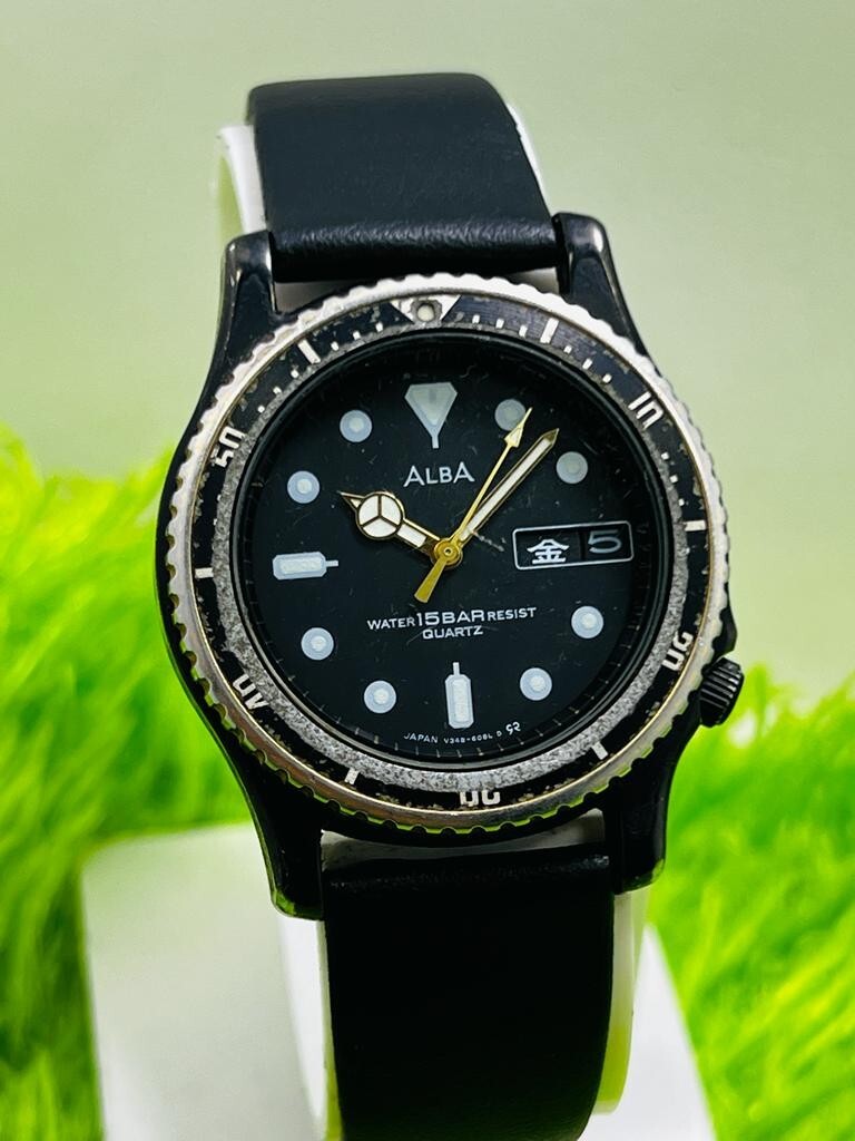 【SEIKO】ALBA APBJ003 V348-6070 15BAR ダイバー SEIKO ALBA 15 BAR DIVERS V348-6070 - メルカリ