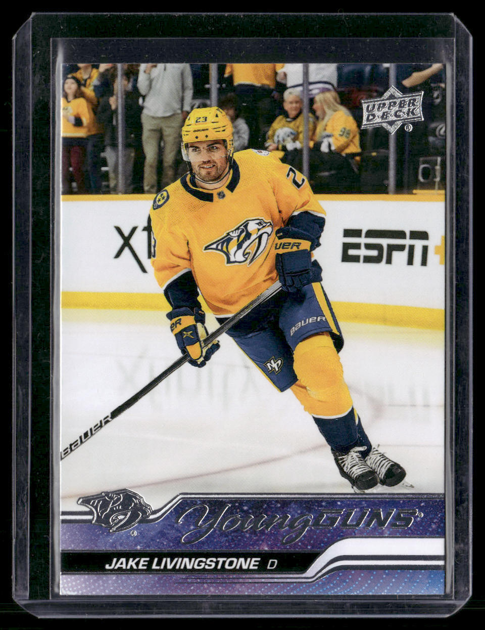Jake Livingstone 2023-24 Upper Deck #245 Young Guns Nashville Predators