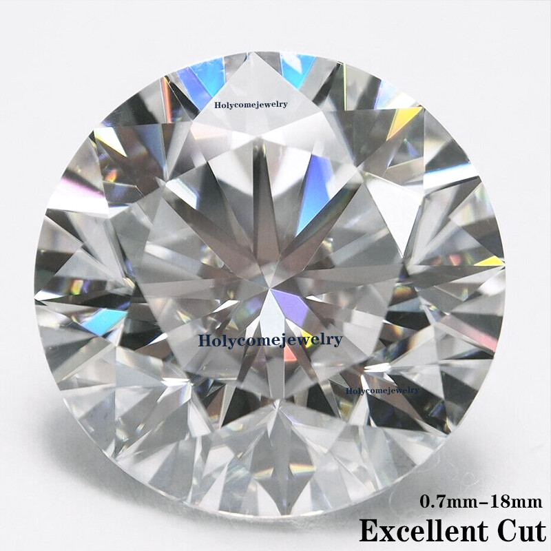 3-12mm Round Cut  Loose Moissanite Stone VVS1 D Color with GRA Certificate