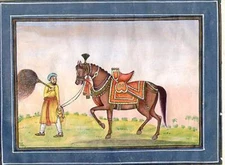 Unknown, Indian, Indian Miniature painting 5, Gouache On Paper