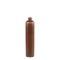 Alte FranzöSisch Flasche Antik Mokka H:28 CM Von Chic Antique