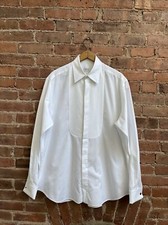 Vintage Giorgio Armani Collezioni Mens Tuxedo Shirt Size 16/41 Long Italy