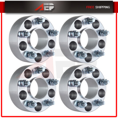 4Pcs 2" 5x4.5 Hub Centric Wheel Spacers 1/2"x20 For Ford Mustang Explorer Ranger - View #11