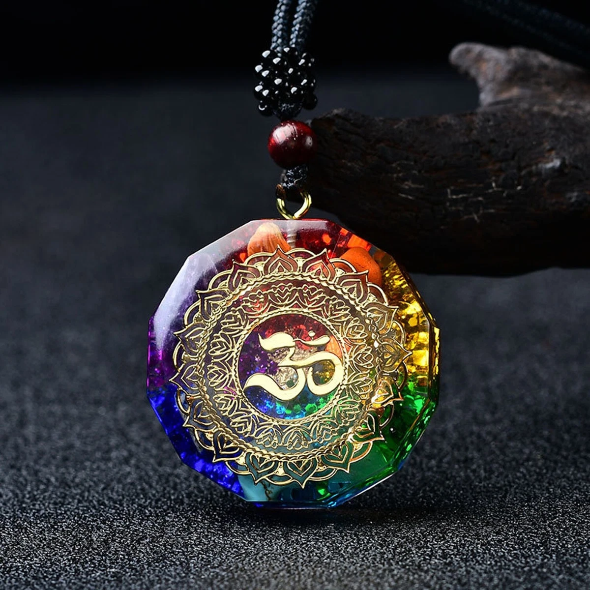 Orgonite stone necklace sale