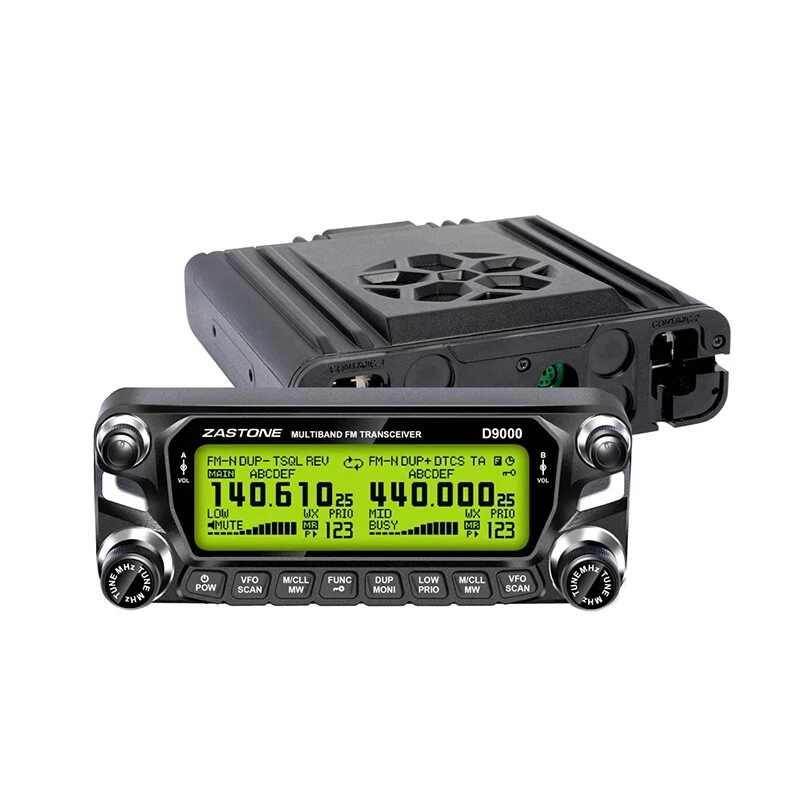 Radio Coche Móvil Zastone D9000 50W Doble Banda 50KM 136-174 400-520MHz Con Cable Foto 3 de 4