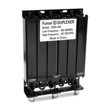 Fumei UHF 400-470MHz 30W Duplexer for Radio Repeater with Preset Low Black