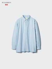 UNIQLO and JW ANDERSON Oxford Shirt Striped BLUE Men 2026 SS