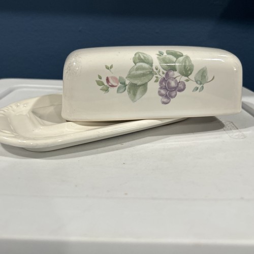PFALTZGRAFF VINTAGE GRAPEVINE PATTERN PORCELAIN BUTTER DISH - Picture 3 of 4
