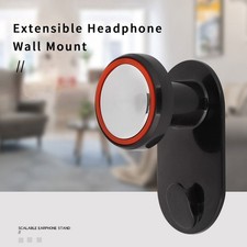 Headphone Holder Wall Mount Extensible Headset Hanger Stand Universal Hook Desk