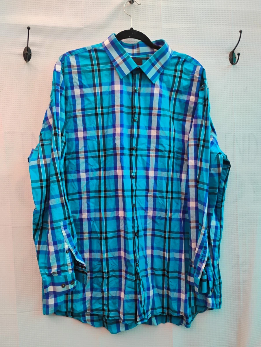 J. Ferrar Blue Slim Dress Shirts for Men for sale | eBay