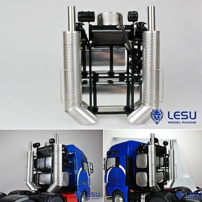 LESU  DIY Metal Equipment Rack for RC Tractor Truck 1/14 Tamiye Trailer Model