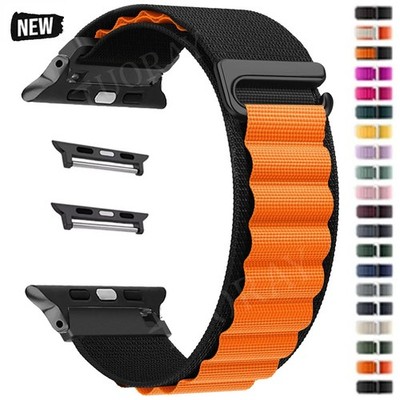 Nylon Sport Loop für Apple Watch Serie 11 10 9 8 7 SE Armband 44 45 46 49 Ultra