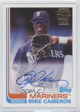 2021 Topps Archives Fan Favorite 1982 Topps Mike Cameron #FFA-MC Auto 0ly5