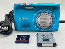 [Exc+5 ] Nikon COOLPIX S3100 14.0MP Compact Digital Camera 5x Zoom from Jpn #893