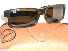 RAY BAN RB4151 710/57 3P TORT B15 POLARIZED SLEEK ACTIVE LIFESTYLE SUNGLASSES
