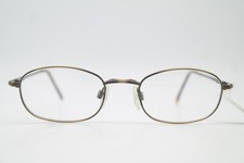 Vintage Glasses MULTI CLIP FC05 With Sunglasses Clip Brass Oval Eyeglass Frame