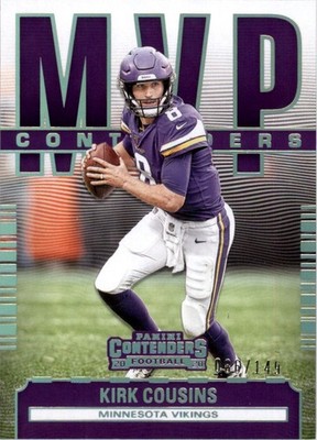 2020 Panini Contenders MVP Contenders Silver #16 Kirk Cousins /149 - FB