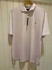NWT Polo Ralph Lauren Pink & Light Blue PLAID Performance Collared Polo Shirt