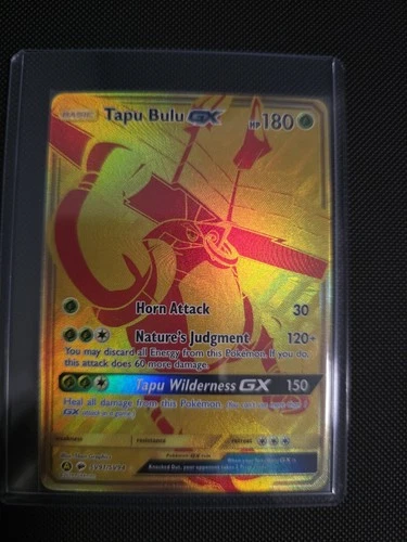 Pokémon TCG Tapu Bulu GX Hidden Fates Sv91/Sv94 Holo Secret Rare