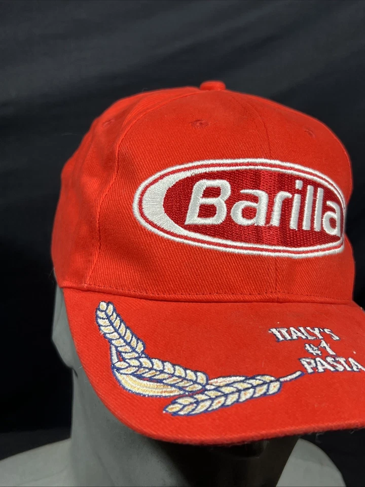 Alex Zanardi Barilla Pasta Official Driver CART Series IndyCar F1 Racing Hat Cap - Image 3 of 4