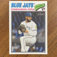 Topps 2026 Heritage Robinson Piña Toronto Blue Jays #315 RC Rookie Base Set