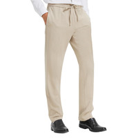 Herren Chino Hose Stoffhose Stretch Polyester Knitterfrei Regular Fit Beige Xxl